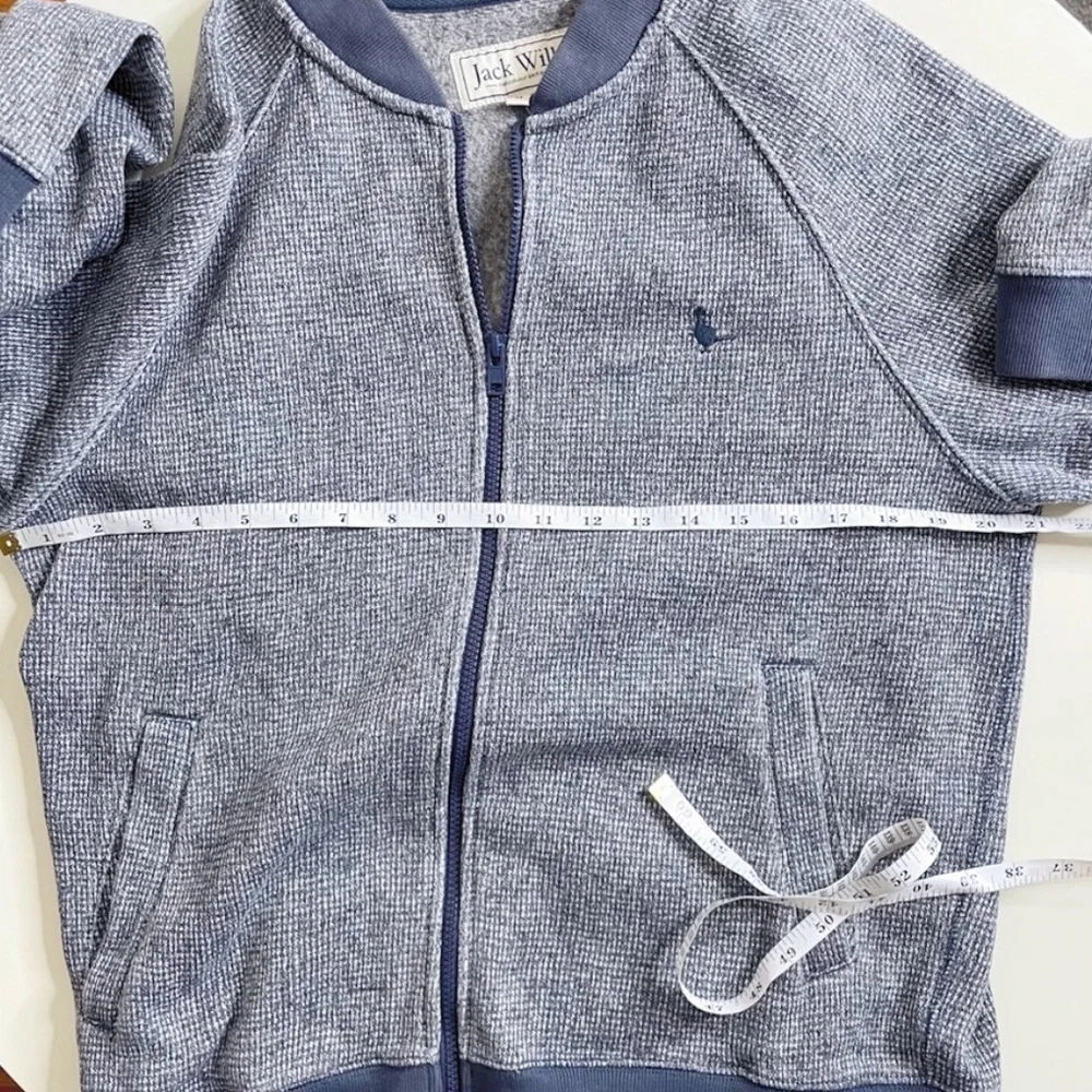 Jack Wills Men’s Full Zip Sweater Navy Size Medium